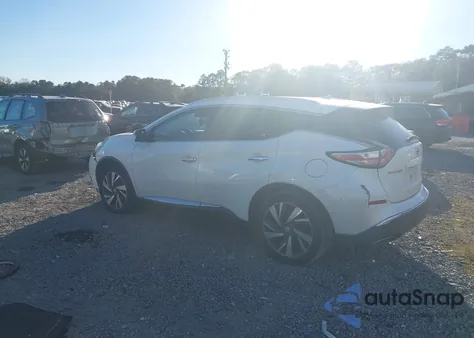 2015 Nissan Murano Platinum из США, поврежденный, VIN 5N1AZ2MG7FN274056